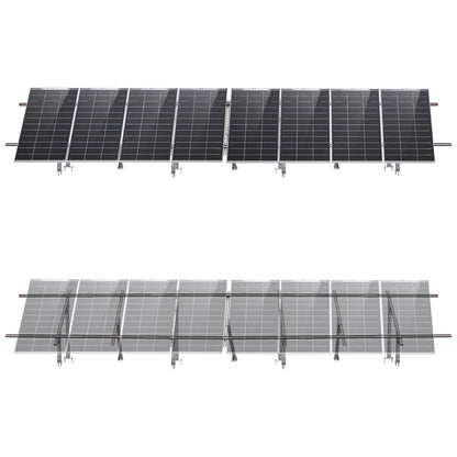 Updated Adjustable Multi-Piece Solar Panel Mounting Brackets for 5-8 Pieces of 200W 300W 400W Solar Panels