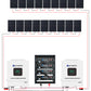 ECO-WORTHY Complete Off-Grid Solar Panel Kit | 2*5KW 120V/240V Output | 20.48kWh/30.72kWh Lithium Battery | 7380Watt /9840Watts of Solar Panels