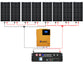 1560W 48V (8x Bifacial 195W) Complete Off Grid Solar Kit