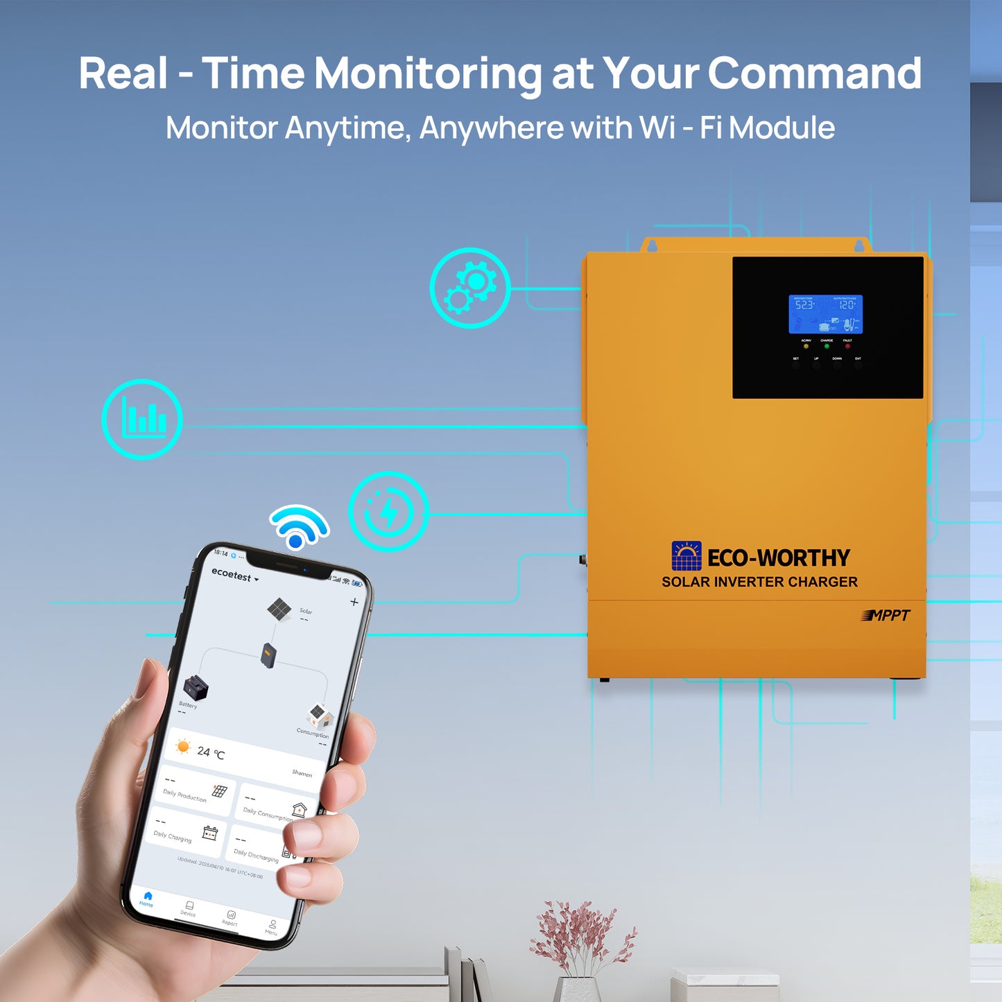 1560W 48V (8x Bifacial 195W) Complete Off Grid Solar Kit