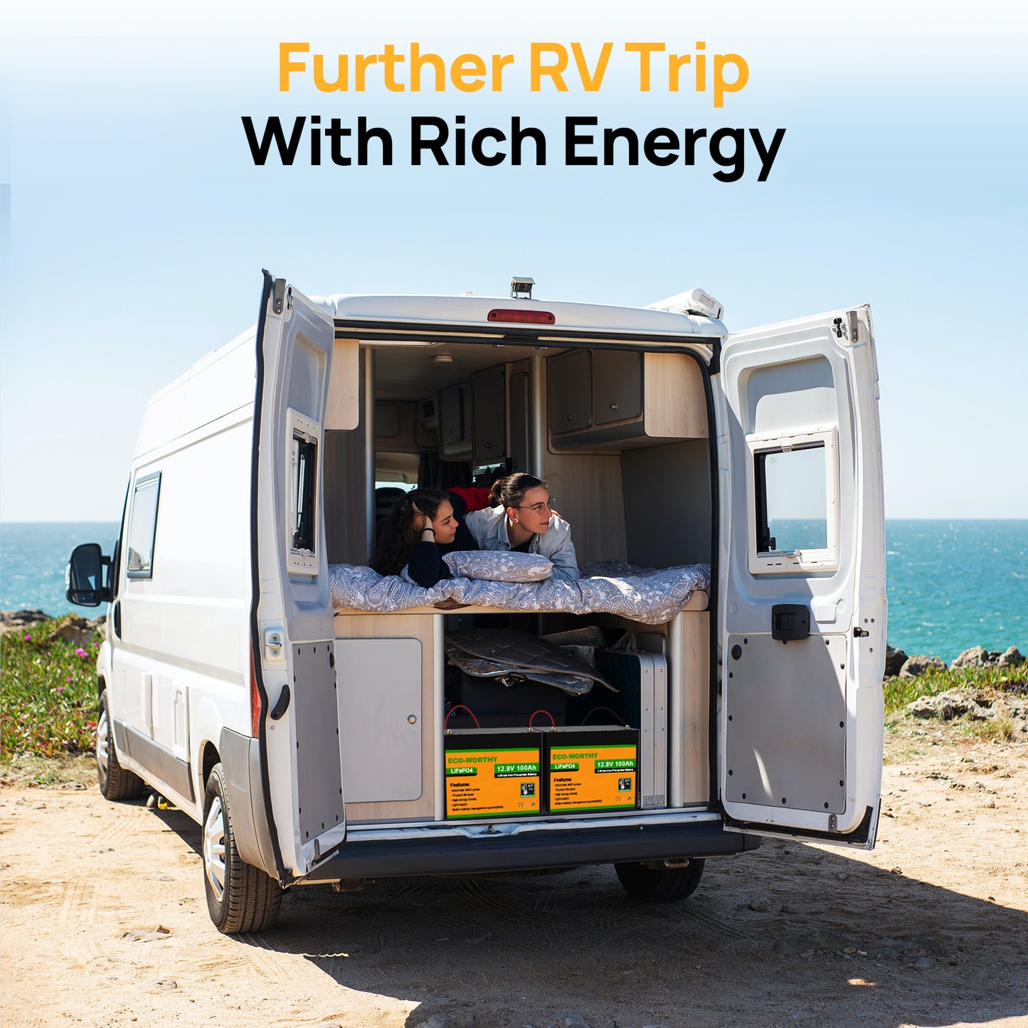 LiFePO4 12V 100Ah Lithium Iron Phosphate Battery With Low Temperature Protection