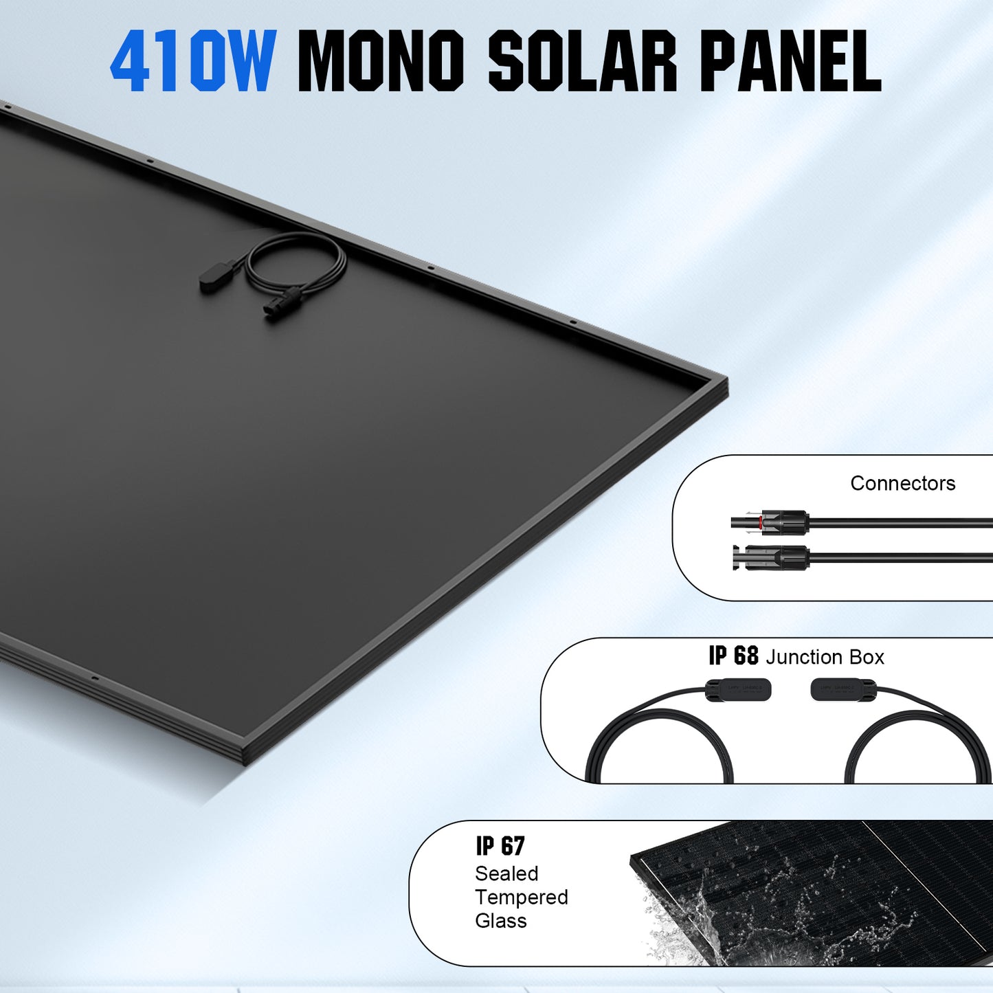 ECO-WORTHY Complete Off-Grid Solar Panel Kit | 2*5KW 120V/240V Output | 20.48kWh/30.72kWh Lithium Battery | 7380Watt /9840Watts of Solar Panels
