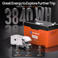 ECO-WORTHY 12V 300AH Lifepo4 Lithium Battery Bluetooth with SOC LEDs and Low Temp Protection