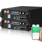 ECO-WORTHY 48V(51.2V) 100Ah Server Rack Battery,5.12kWh Lithium Battery,3U Size,With Bluetooth & Wifi(V3)