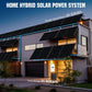 ECO-WORTHY Home Hybrid Solar Power System: 10KW GROWATT 120V/240V Output+ 20.48kWh Lithium Battery (4*48v 100Ah)+ 4920W Solar Panel (12*410W)