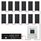 2340W 48V (12x Bifacial 195W) Complete MPPT Off Grid Solar Kit