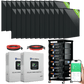 ECO-WORTHY Complete Off-Grid Solar Panel Kit | 2*5KW 120V/240V Output | 20.48kWh/30.72kWh Lithium Battery | 7380Watt /9840Watts of Solar Panels